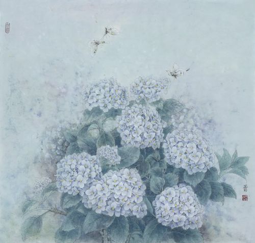 樊蕾工筆畫作品暨藝術衍生品展在高淳陶瓷博物館舉行