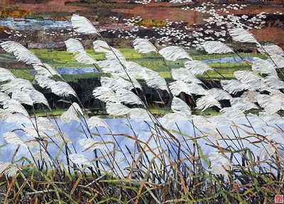 張家界手工藝紀念品“砂石畫”