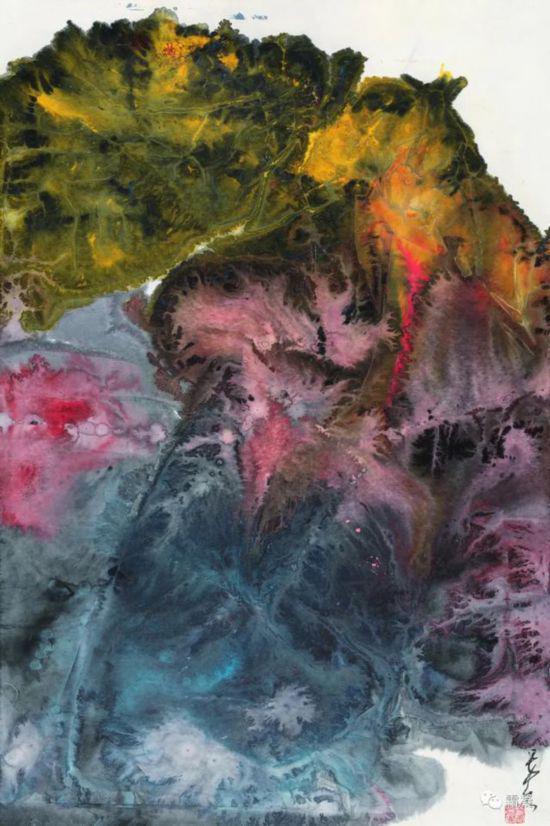 霜凝先生 t抽象 繪畫精品欣賞