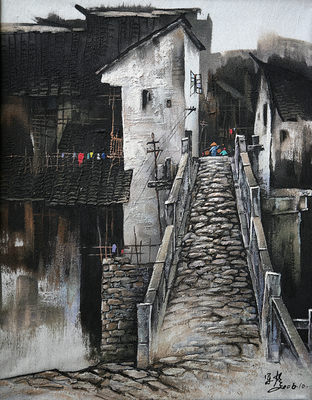 “砂石畫, 一份獻(xiàn)給世界的張家界禮物”