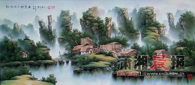 砂石畫,一個濃縮的張家界