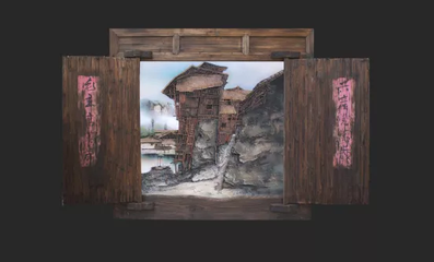 民俗里的張家界丨張家界砂石畫 "復(fù)活"山水民俗之美