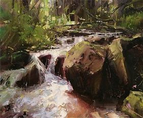 油畫風景 田園鄉(xiāng)村風景