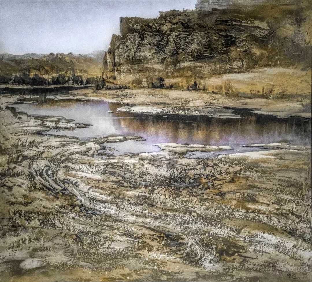 李軍聲和他的【砂石畫】藝術杰作