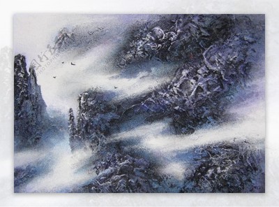 王志進砂石畫凈土天籟圖片